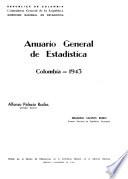 Annuario general de estadística