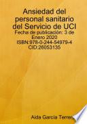 Ansiedad del personal sanitario del Servicio de UCI