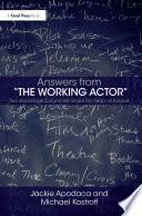 Answers from The Working Actor