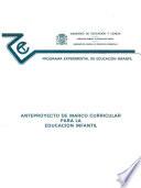 Anteproyecto de Marco Curricular para la Educación Infantil