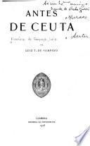 Antes de Ceuta