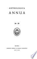 Anthologica annua