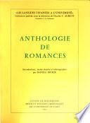 Anthologie de romances