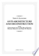 Anti-architecture and Deconstruction