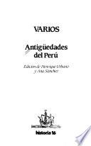 Antigüedades del Perú