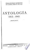 Antología, 1915-1945