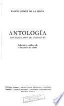 Antología cincuenta años de literatura