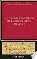 Antología comentada de la poesía lírica española