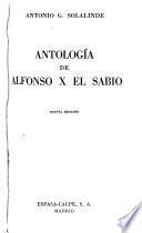 Antología de Alfonso X, el Sabio