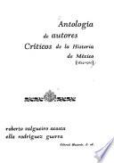 Antología de autores críticos de la historia de México, 1824-1910