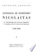 Antología de escritores nicolaitas