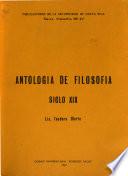 Antología de filosofía, siglo XIX.