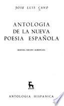 Antología de la nueva poesía española
