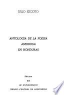 Antología de la poesía amorosa en Honduras