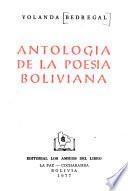 Antología de la poesía boliviana