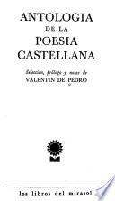 Antologia de la poesia castellana