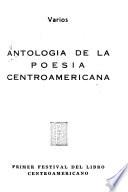 Antologia de la poesía centroamericana