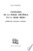 Antología de la poesía española en la Edad Media