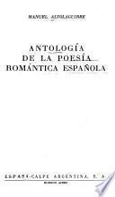 Antología de la poesía romántica española