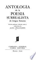 Antología de la poesía surrealista de lengua francesa