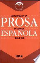 Antología de la prosa en lengua española