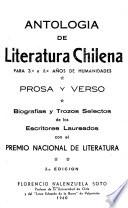 Antología de literatura chilena para 3o. a 6o. años de humanidades, prosa y verso