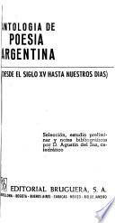 Antología de poesía argentina