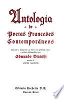 Antología de poetas franceses contemporáneos