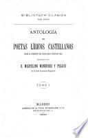 Antología de poetas líricos castellanos