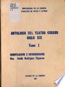 Antología del teatro cubano siglo xix
