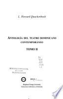 Antología Del Teatro Dominicano Contemporáneo
