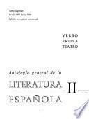 Antología general de la literatura española: Desde 1700 hasta 1936