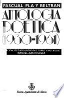 Antología poética (1930-1961)