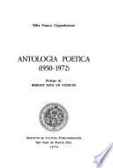 Antología poetica, 1950-1972