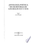 Antología poética de escritoras de los siglos XVI y XVII