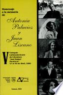 Antonia Palacios y Juan Liscano