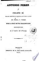 Antonio Perez y Felipe II