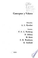 Antropología ; conceptos y valores