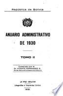 Anuario administrativo