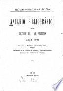 Anuario bibliográfico de la República Arjentina