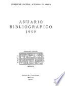 Anuario bibliografico