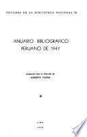 Anuario bibliográfico peruano