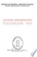 Anuario bibliográfico venezolano