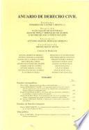 Anuario de derecho civil