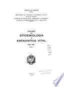 Anuario de epidemiología y estadística vital