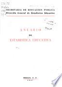 Anuario de estadística educativa