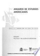 Anuario de estudios americanos