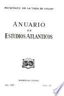 Anuario de estudios Atlánticos