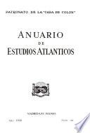 Anuario de estudios Atlánticos