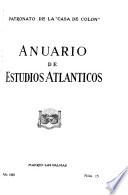 Anuario de estudios Atlánticos